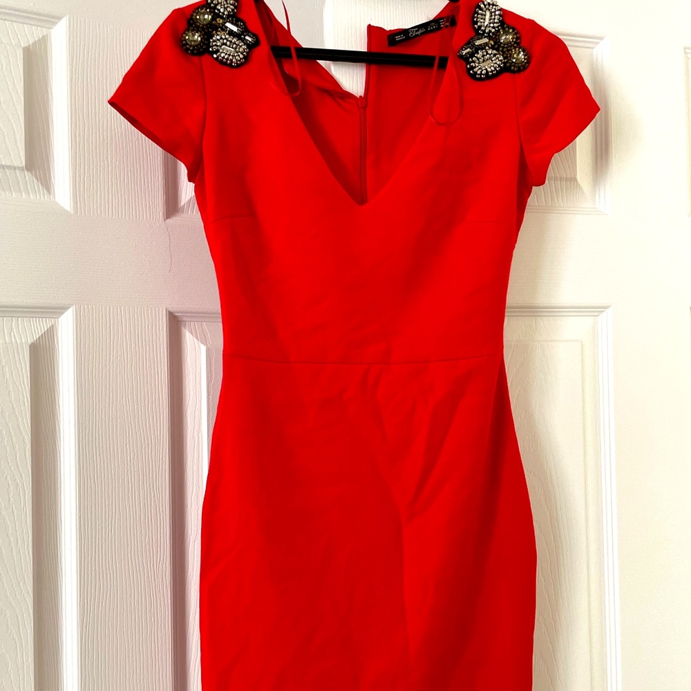 Red Zara Mini Dress